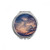 Orange Dark Blue Sky Clouds Hand Compact Mirror Round Portable Pocket Glass