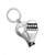 Course and Major Soical Science Black Nail Nipper Ring Key Chain Bottle Opener Clipper