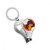 Colour Decoration Flower Plants Chrysanthemum Nail Nipper Ring Key Chain Bottle Opener Clipper