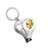 Flower Skull Skeleton Illustration Nail Nipper Ring Key Chain Bottle Opener Clipper
