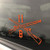 Inkfidel - 11B Infantry Crossed Rifles Vinyl Decal - 3 x 5 in - Orange