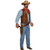 Jointed Cowboy Party Accessory -1 count- -1/Pkg-