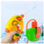 Kids Mini Water Guns for Pool Toy-Children Water Spray Gun-Portable Beach Pocket Toy Water Gun-Waist Handhold Water Spray Gun Summer Swimming Beach Water Toys-Gift for Boys Girls -Orange-