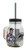 Duck Commander Hey Jack Clear Mason Jar w/ Straw  and  Lid