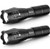 Tactical Flashlight- iBester XML-T6 LED Flashlight- High Lumen- Portable- Zoomable- 5 Modes- Water Resistant- Perfect for Camping- Outdoor- Emergency -2 Pack-