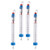 4pcs 5N Newton Meter Force Meter Dynamometer Spring Balance Physics Experiment 212.52.5cm/8.270.98 0.98inch
