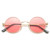 COASION Retro Small Round Polarized Sunglasses John Lennon Style Circle UV400 Sun Glasses -Gold Frame/Clear Pink Lens-