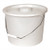 PCP Commode Bucket with Lid and Handle- Grey