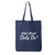 What Would Dolly Do? Cotton Canvas Tote Bag in Navy - One Size