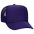 Otto Cap Youth 5 Panel High Crown Mesh Back Trucker Hat Polyester Foam Front Purple