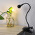 Yosoo Table Lamp USB Flexible Clamp Clip On LED Desk Light Bedside Night Lamp for Reading Study