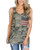 Women's Racerback American Flag Tank Tops Patriotic Shirt Sleeveless Sexy Summer Top 4th of July Loose Tunic