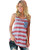 Women's Racerback American Flag Tank Tops Patriotic Shirt Sleeveless Sexy Summer Top 4th of July Loose Tunic