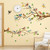 RW-ZSZ1069 Birds On Tree Wall Decals Tree Branch Wall Stickers Colorful Birds Green Tree Decals DIY Removable Colorful Flying Bird Tree Wall Art Decor for Kids Baby Bedroom Living Room Nursery Office