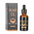 30ml Men Beard Oil- Beard Care Beard Oil- Moisturizing Beard Oil with Comb for Styling Beeswax Smoothing Gentlemen Beard Conditioner Hair Care -Orange-