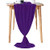 Aviviho 10ft Chiffon Table Runner Dark Purple for Wedding Decor Boho Party Bridal Shower Baby Shower Table Decorations