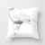 SPXUBZ Four Eyed Bird Illustration Pillow Cover Decorative Home Decor Nice Gift Square Indoor/Outdoor Pillowcase Size- 22x22 Inch-Two Sides-