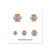 Illinois Fighting Illini Fingernail Tattoos - 4 Pack