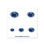 Penn State Nittany Lions Fingernail Tattoos - 4 Pack