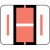 AMZfiling Alphabetic Color Code Labels- Compatible with Smead BCCR- Letter I- Pink -500/Roll-