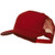 Solid Cotton Twill Mesh Prostyle Cap - Red
