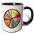3dRose mug_62616_4inchGerman Wine Chartinch Two Tone Black Mug- 11 oz- Multicolor