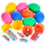 The Dreidel Company Candy Filled Easter Eggs Colorful Bright Plastic Easter Eggs- Perfect for Easter Egg Hunt- Surprise Egg- Easter Hunt- 2inch Assorted Toys -20-Pack-