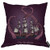 AOYEGO Octopus Decorative Pillow Covers Kraken Waves Sail Ship in Giant Monster Tentacles in Ocean Sea Throw Pillow Case 16x16 Inch Cotton Linen Canvas Square Cushion for Sofa Bed Purple