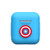 Avengers Captain America Case Compatible with Airpods 1  and  AirPods 2 -Front LED Not Visible-- Captain America -Blue-
