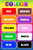 Colors Chart Sign Educational Rules Cool Wall Teacher Supplies for Classroom School Decor Teaching Toddler Kids Elementary Learning Decorations Homeschool Cool Wall Decor Art Print Poster 24x36
