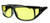 Polarized Fit Over Cover Wear Over Reading Glasses Yellow Lens Night Driving Sunglasses -70077 Black-