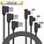 USB Type-C Cable,JUJUHO 3Pack(3FT 6FT 10FT) 90 Degree Right Angle Typec Cable,Nylon Braided Fast Charging USB-C Cable.