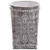 BINO Kitchen Utensil Holder for Countertop- Grey Wildflower - Utensil Caddy countertop utensil holder Utensil Crocks for kitchen Cooking Utensil Holder Kitchen Utensils Holder Spatula Holder