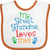 Inktastic My Great Grandma Loves Me Gift for Baby Bib White and Orange 3e7e2