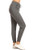 JGA2-HCHARCOAL-3X Heather Charcoal Solid Jogger Track Pants w/Pockets- 3X