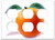 Triple Duplex Outlet Wall Plate Cover - Orange Citrus Fruit Fruit Vitamins Fresh Juice