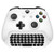 Megadream Xbox One Wireless Chatpad Keyboard with 3.5mm Audio Jack for Microsoft Xbox One & Xbox One Slim Controller, PC  2.4G USB Receiver & Charge Cable Included - White