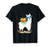 Happy Easter Bunny Llama Bringing Easter Egg Basket T-Shirt