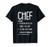 Noun Chef Funny Sous Master Head Executive Cook-ing Gift T-Shirt