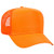 Otto Cap Neon 5 Panel Mid Profile Mesh Back Trucker Hat Deluxe Polyester Twill
