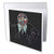 3dRose Doreen Erhardt Native American - Bull Silhouette with Native American Dream Catcher and Tribal Pattern - 1 Greeting Card with Envelope -gc_304649_5-