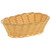 HUBERT Bread Basket Oval Natural Wicker - 7inch L x 5inch W x 2inch H