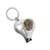 XJJ Oil Painting Chinese Opera Nail Nipper Ring Key Chain Bottle Opener Clipper