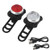 Muranba Cycling Bicycle Bike 3 LED Head Front with USB Rechargeable Tail Clip Light Lamp