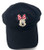 Disney Adult Minnie Mouse Face Black Baseball Cap Hat