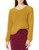 BB DAKOTA Junior's Chenille The Deal Sweater- Harvest Yellow- Small