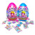 Hatchimals Jumbo Prefilled Plastic Eggs Filled with Lollipops- Jelly Beans and Collectible Stickers- Pack of 2