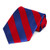 TieMart Red and Royal Blue Striped Tie