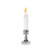 Dosoop Christmas Candle LED Lights- Rotating Color Changing Snow Globe Candle- Colour Changing LED Water Candle with Glitter- Realistic Dancing Flickering Wick- Desk Table Light Xmas Ornament