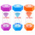 Large Sand Timer- 10/20/30 Minutes Hourglass- Sandglass Timers- Colorful Sand Clock 10/20/30 Min- Cute Blue Sand Timer for Kids- Classroom- Kitchen- Game- Home Decor and Teeth Brushing Timer-Set of 3-